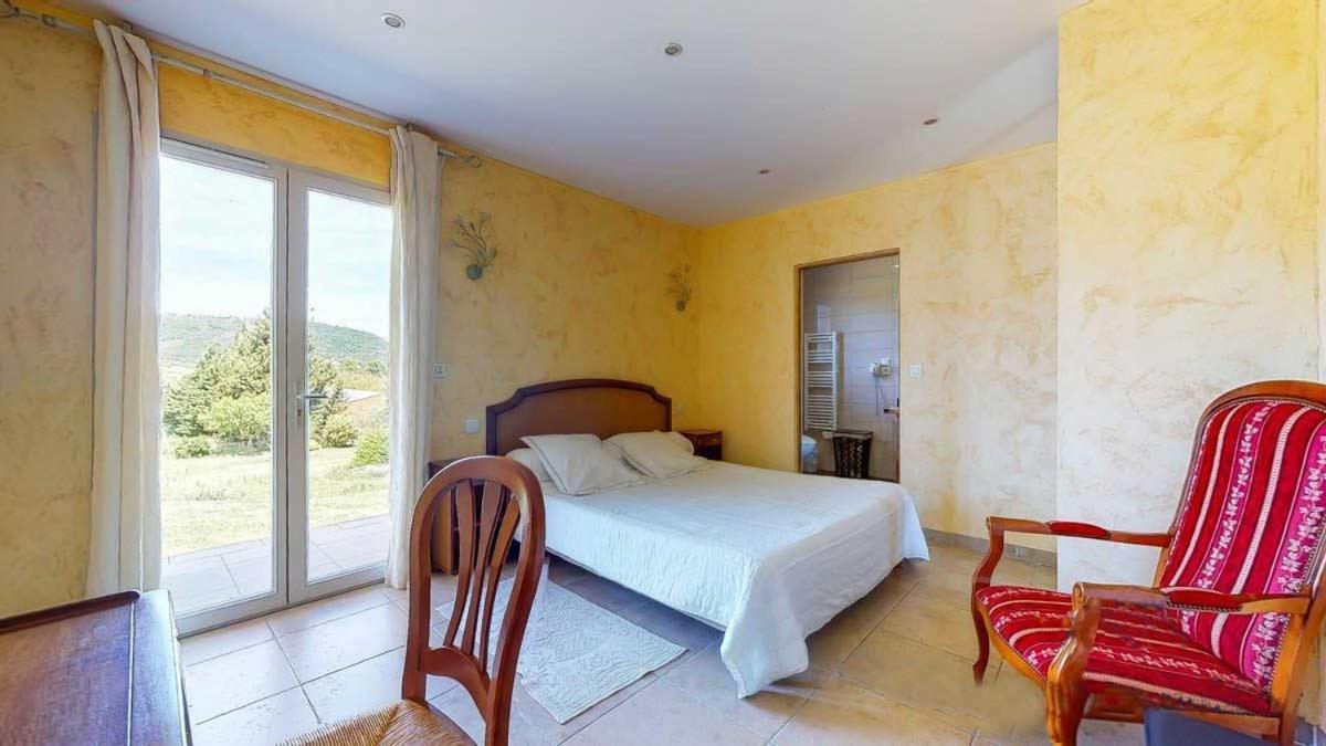 Relais De L'Alsou- Piscine Panzió Labastide-en-Val Kültér fotó