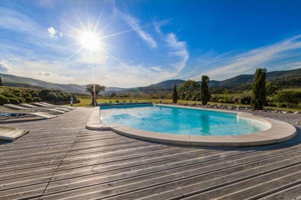 Relais De L'Alsou- Piscine Panzió Labastide-en-Val Kültér fotó