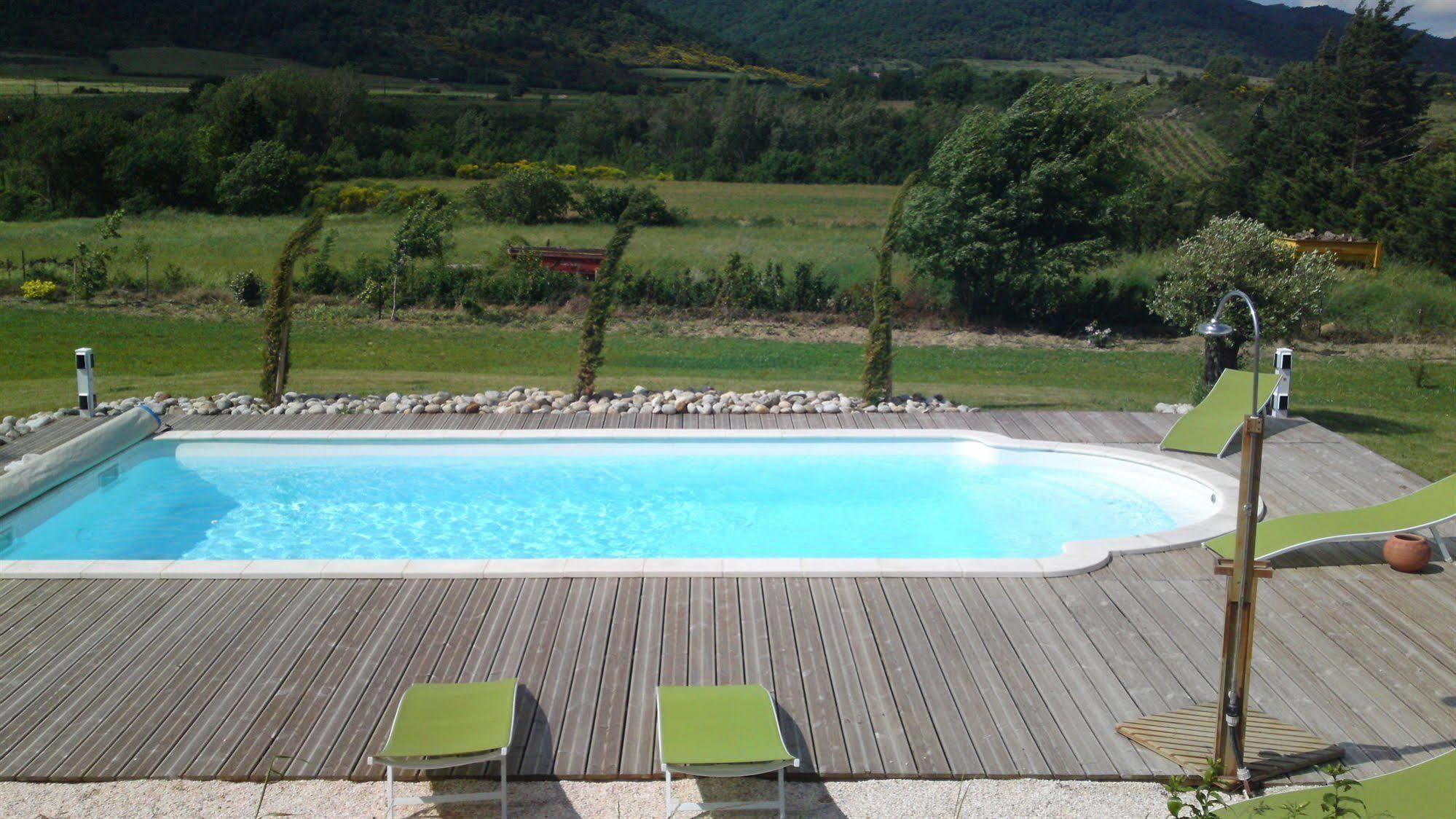 Relais De L'Alsou- Piscine Panzió Labastide-en-Val Kültér fotó